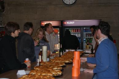 We like to hang out with our peers and invite friends into the office.