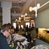 There is a staffed kitchen on-site providing gourmet meals for the Twitter team.