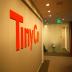 The front entrance to TinyCo's office at One Bush Street in San Francisco.