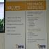 Year Up's values are posted on the wall in the classroom where you will teach.