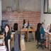 Our staff works in a collaborative space.