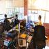Our corner of the building.
